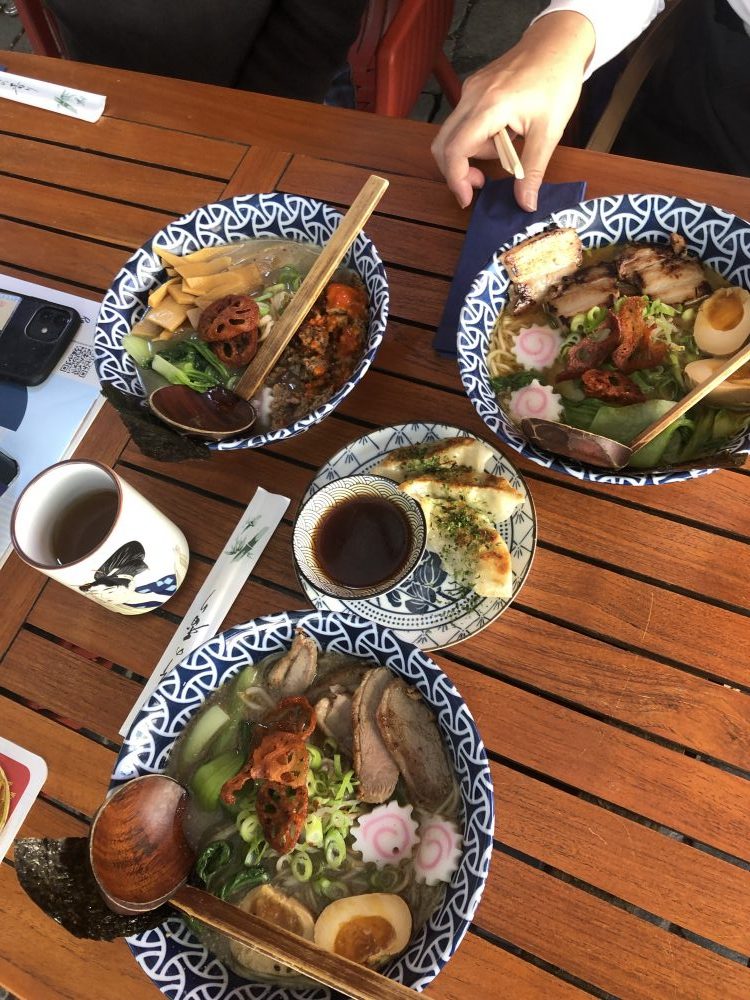 和食を求めて食べたラーメン