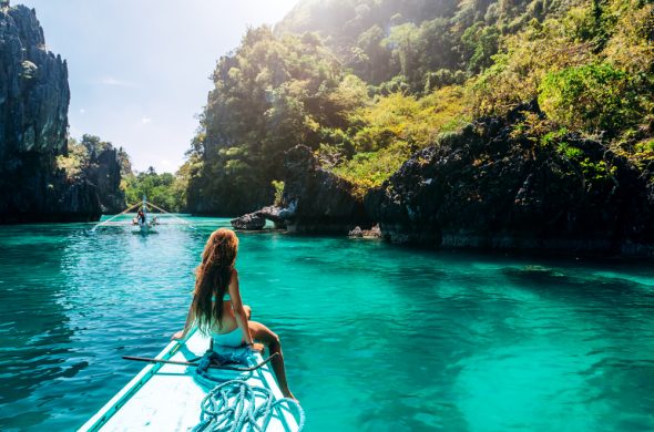 elnido girl on the boat