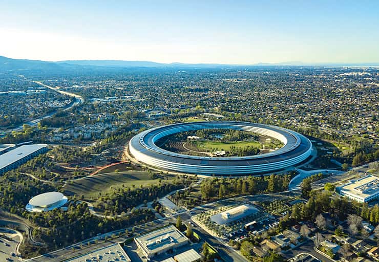 2017年に完成したアップルの新本社：Apple Park（アップルパーク）