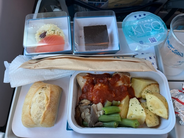 エアカランの機内食