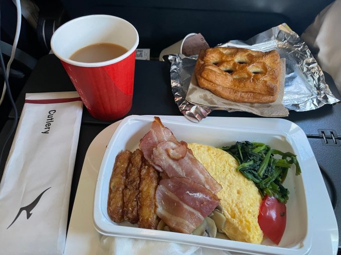 カンタス航空の機内食