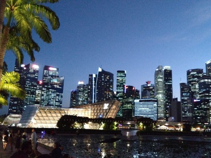 シンガポールの夜景