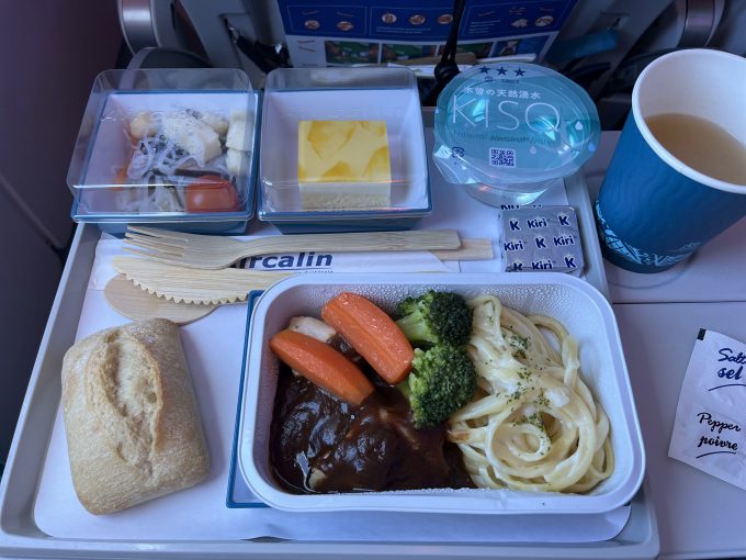 エアカランの機内食