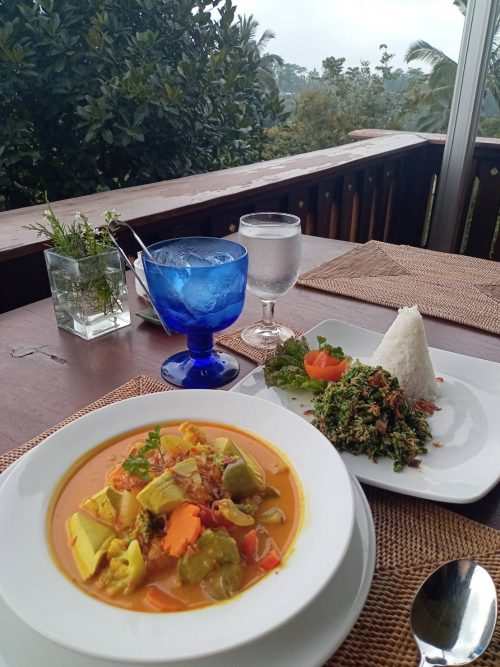 夕食はお野菜をメインにしたカレーやスープなどが多かったです