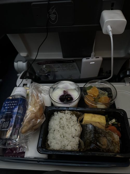 カタール航空の機内食