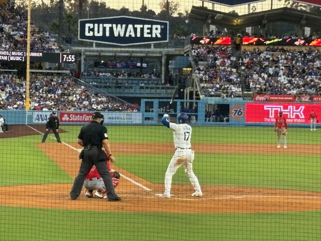 大興奮だった大谷選手のHR！